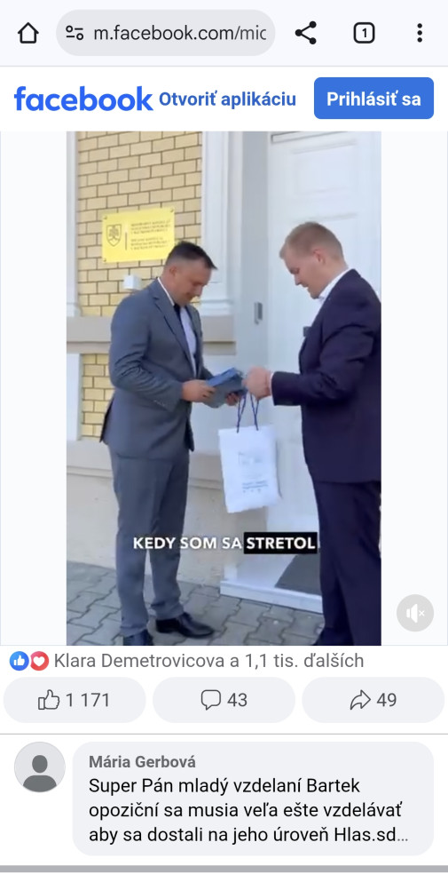 Je mlady a "vzdelaní"